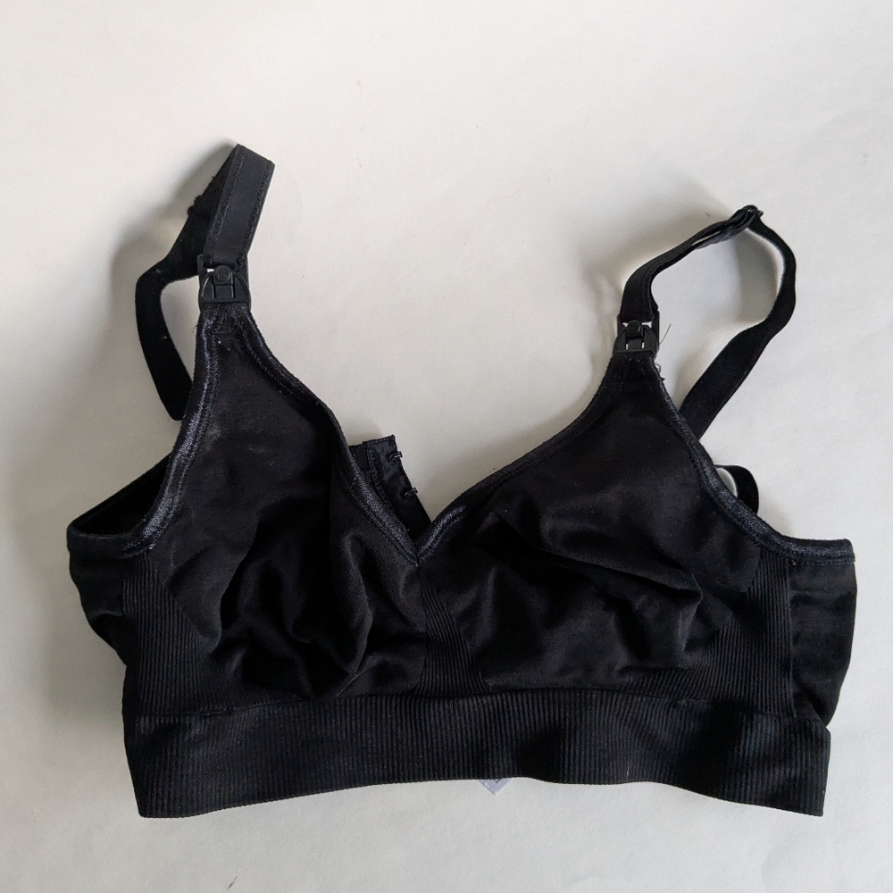 Bravado Silk Seamless Nursing Bra size small Black